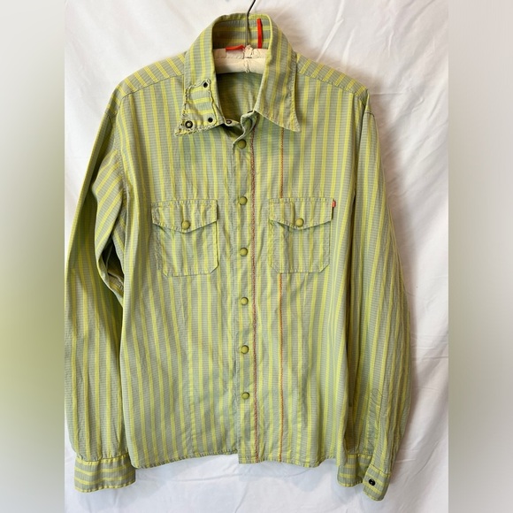 Men’s BOSS (Orange) long sleeve snap button up shirt. - Picture 1 of 10